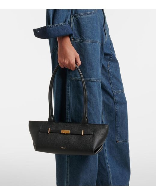 DeMellier London Black New York Small Leather Shoulder Bag