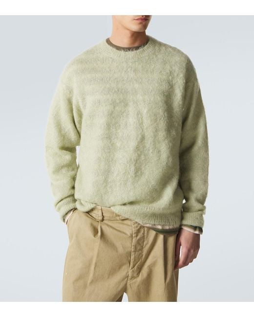 Pullover di Auralee in Natural da Uomo