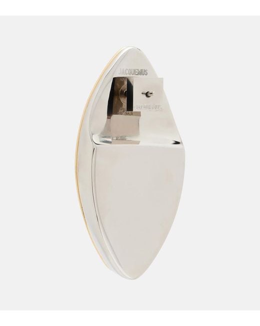 Pendientes Calissons Jacquemus de color Natural
