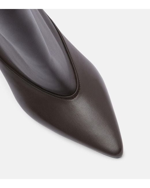 Jacquemus Black Stiefel Tourni Aus Leder