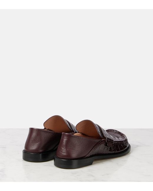 Mocassini Campo di Loewe in Brown