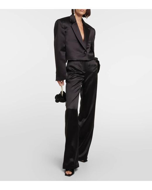 Blazer Cropped di Magda Butrym in Blue