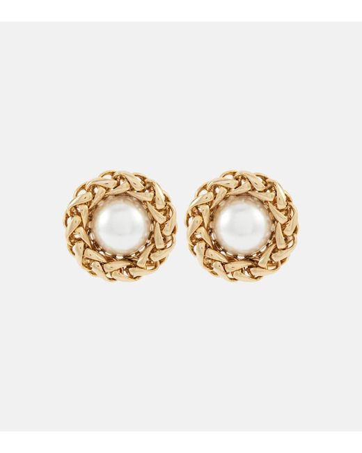 Jennifer Behr Metallic Ohrringe Marit, 18Kt Vergoldet