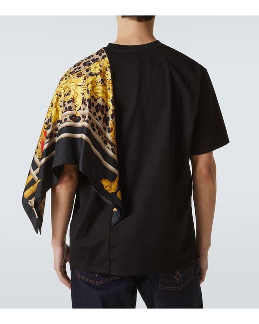 Junya Watanabe Black Sabbath Caped Cotton Jersey T-Shirt for men