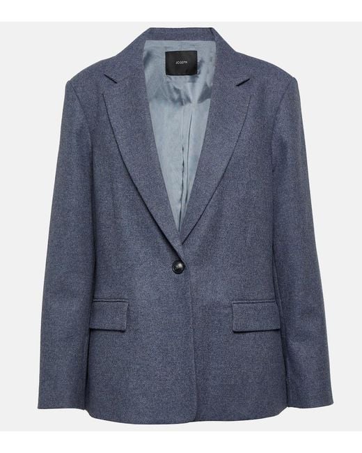 Joseph Blue Joaquim Wool-Blend Blazer