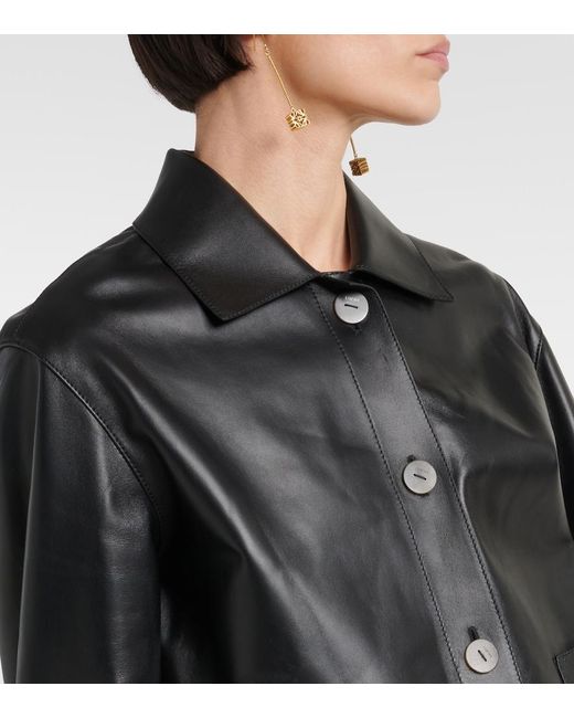 Loewe Black Leather Jacket