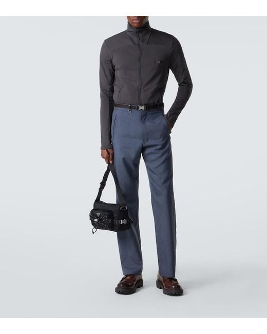 Prada Blue Logo Track Jacket for men