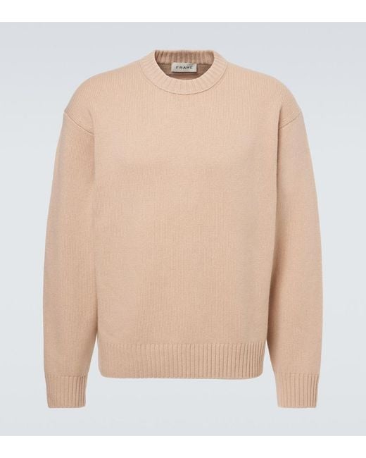 FRAME Natural Cashmere Sweater for men