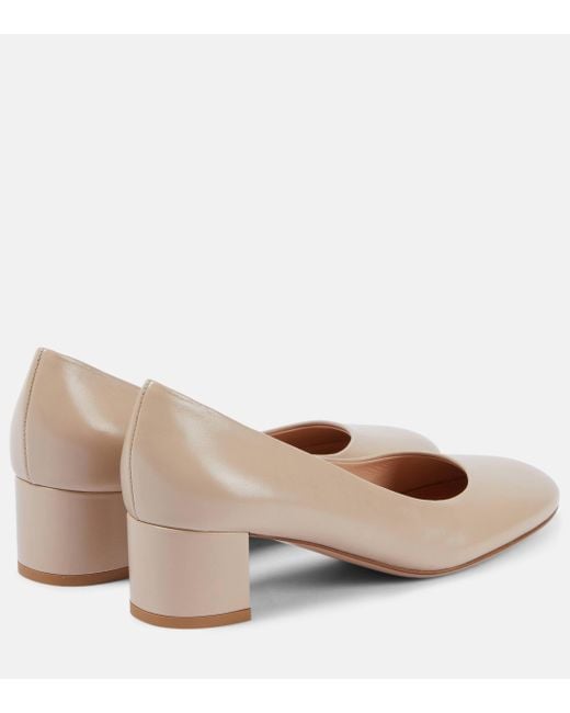 Gianvito Rossi Natural Leather Pumps