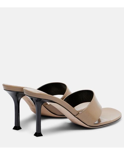 Christen Natural Helix Leather Thong Sandals