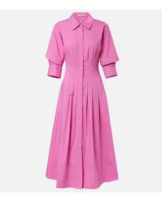 Jonathan Simkhai Pink Jazzie Midi Dress