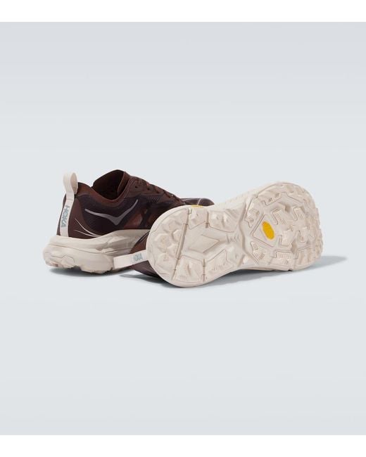 Hoka One One Brown Mafate Speed 4 Running Shoes for men