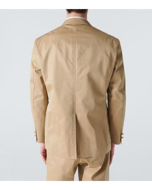 Junya Watanabe Natural X Brooks Brothers Gabardine Blazer for men