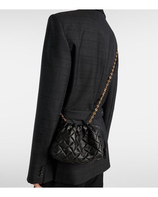 Loewe Black Flamenco Mini Leather Clutch