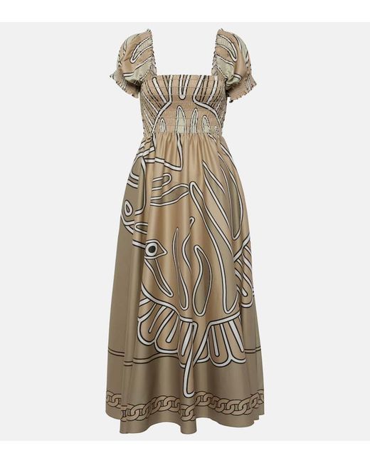 Abito Lungo di Tory Burch in Natural