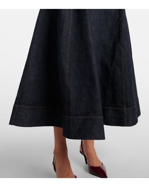 Self-Portrait Blue Jeansrock