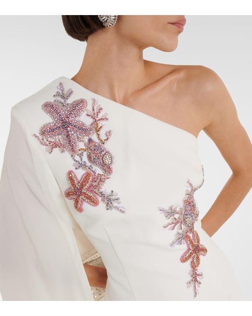 新作【Rebecca Vallance】Chantara embellished minidress Rebecca Vallance Chantara Embellished Minidress in White | Lyst