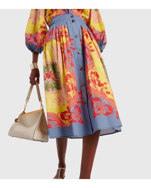 Etro White Summer Skirt