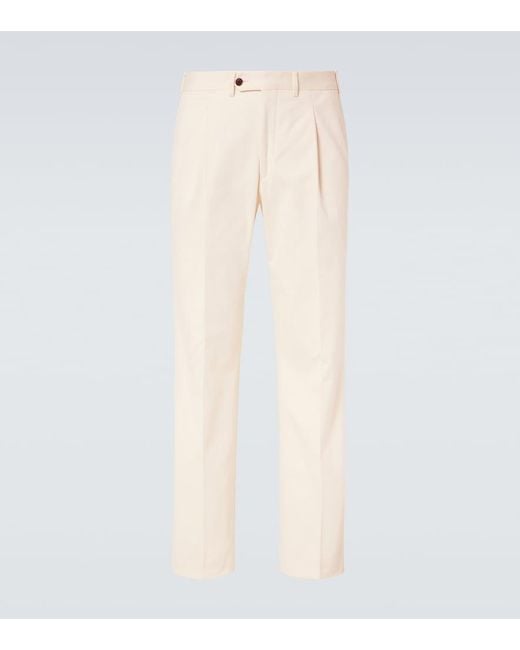 Saman Amel Natural Amo Cotton Straight Pants for men