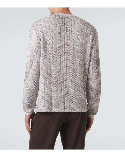 Pullover di Missoni in Gray da Uomo