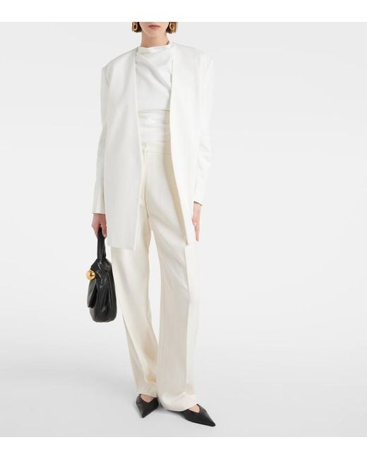 TOVE White Saunders Cotton-Blend Jacket