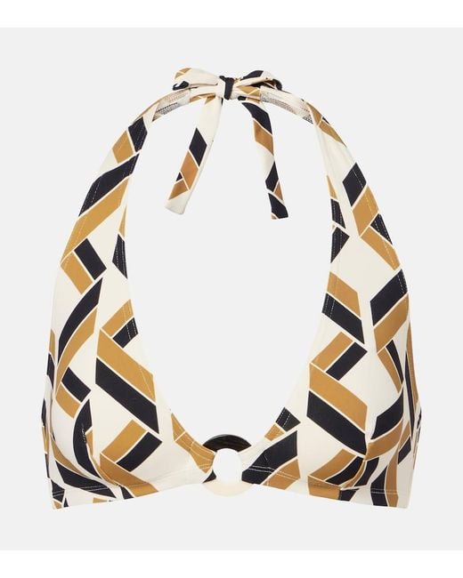 Eres Multicolor Bedrucktes Bikini-Oberteil Dimension