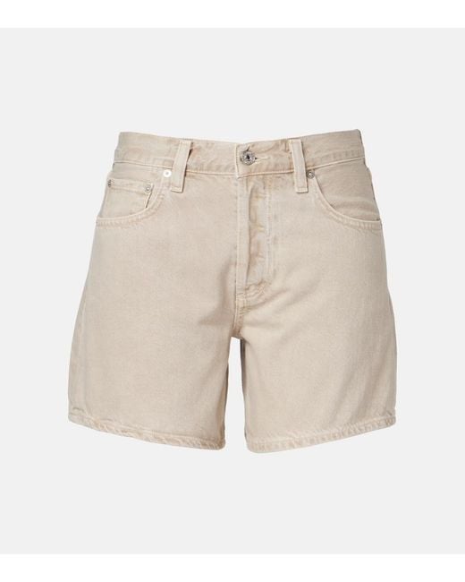 Citizens of Humanity Natural Billie Denim Shorts