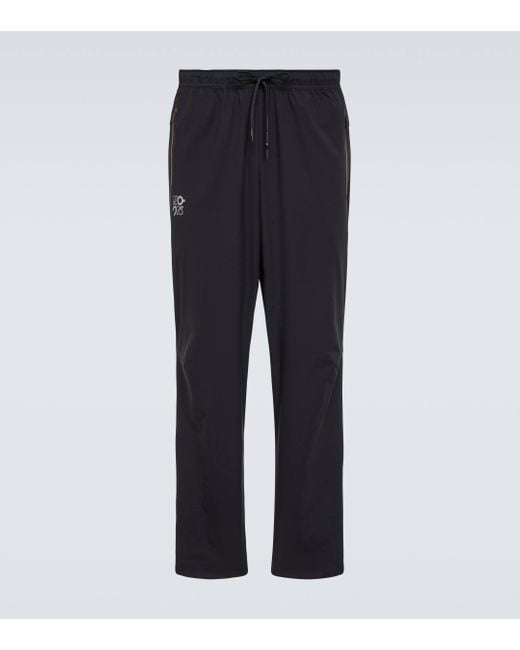 Loewe Blue X On Logo Technical Sweatpants for men