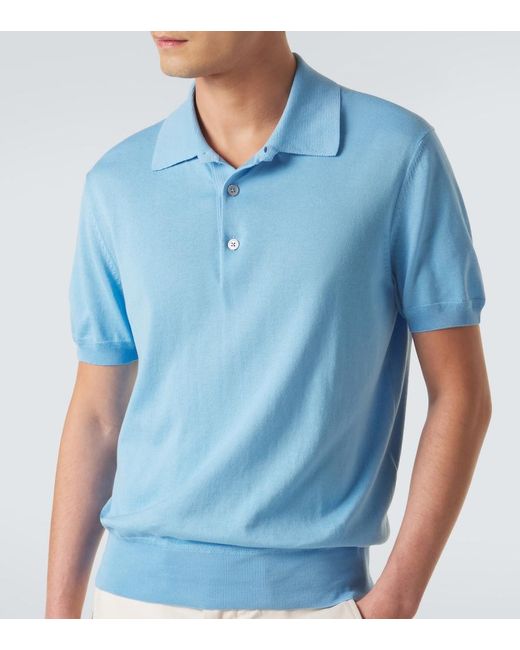 Polo De Algodon Tom Ford de hombre de color Blue