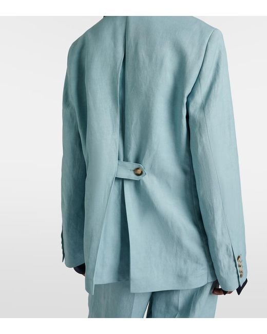 Blazer Rochd De Chambray Joseph de color Blue