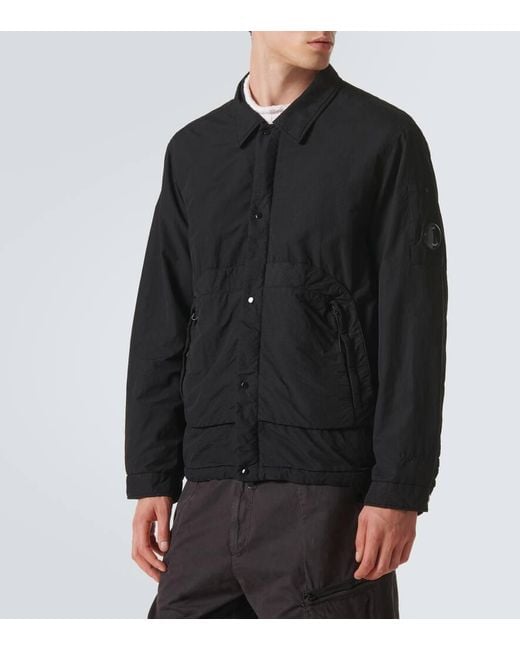 C P Company Blue Technical Field Jacket for men