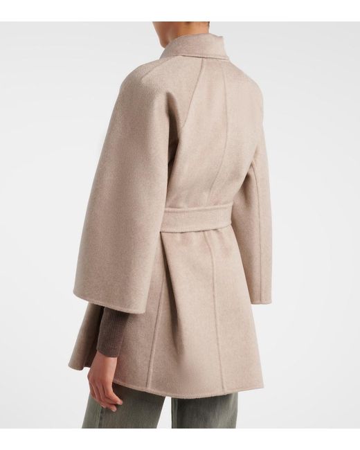 Max Mara Natural Cashmere Wrap Coat
