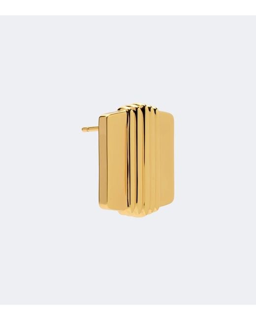 DEHANCHE Metallic Elysees Stud Earrings