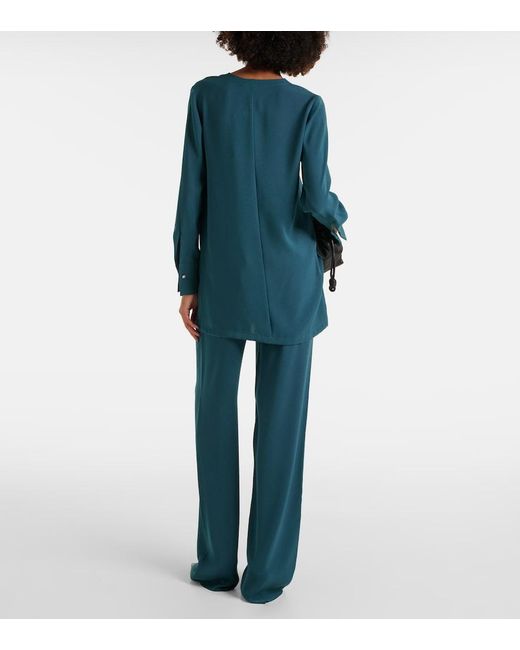 Max Mara Green Oboli Blouse