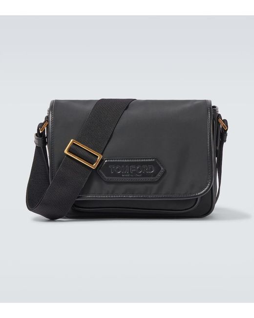 Borsa A Tracolla Con Pelle di Tom Ford in Black da Uomo