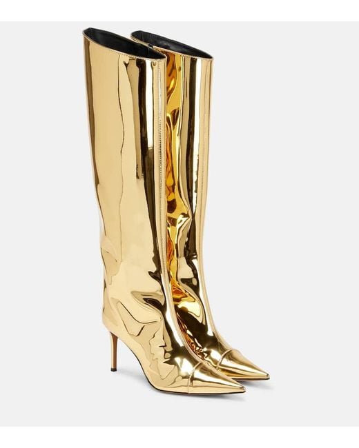 Alexandre Vauthier Alex 85 Metallic Knee-High Boots