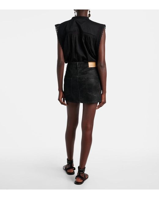 Isabel Marant Black Kimmy Miniskirt