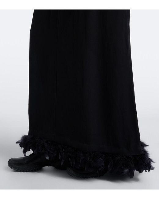 Plan C Black Robe Mit Federn