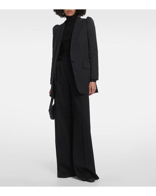 Max Mara Black Willy Cotton-Blend Blazer