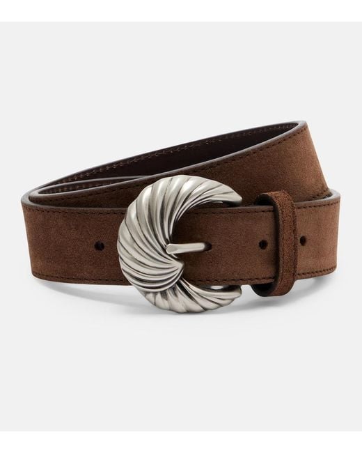 Etro Brown Suede Belt