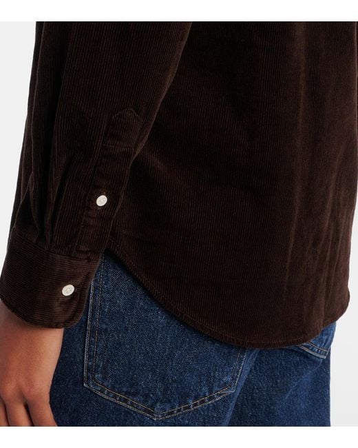Polo Ralph Lauren Black Cotton Corduroy Shirt