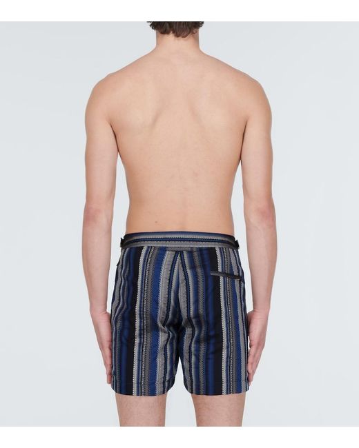 Orlebar Brown Blue Bulldog Swim Shorts for men