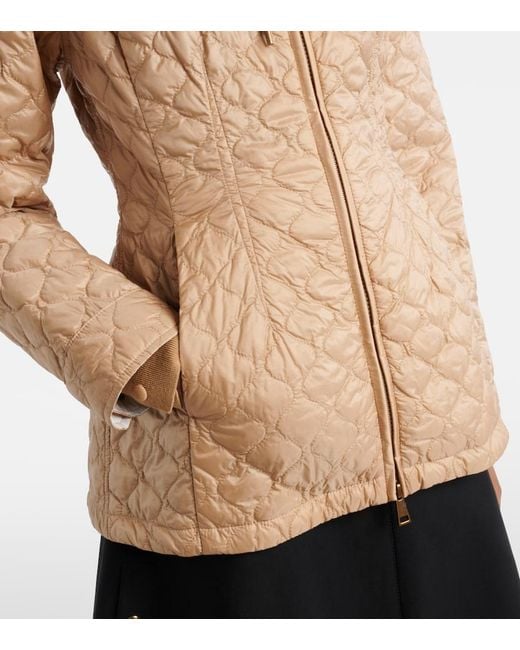 Moncler Brown Arum Quilted Down Jacket