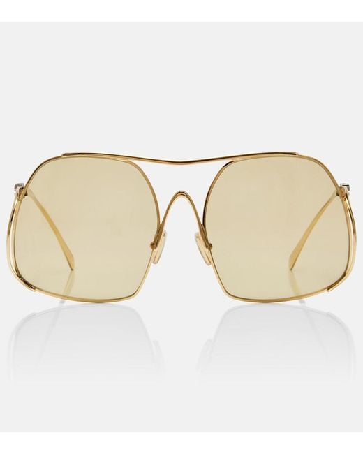 Miu Miu Natural Miu Ombre Square Sunglasses