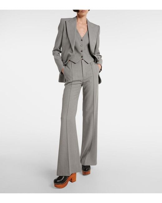 Chloé Gray Wool Vest