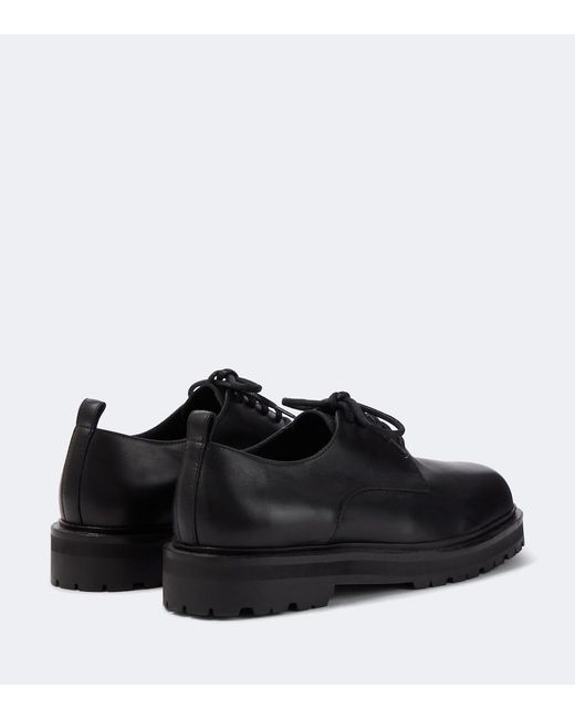 Studio Nicholson Black Jackson Leather Derby Shoes for men