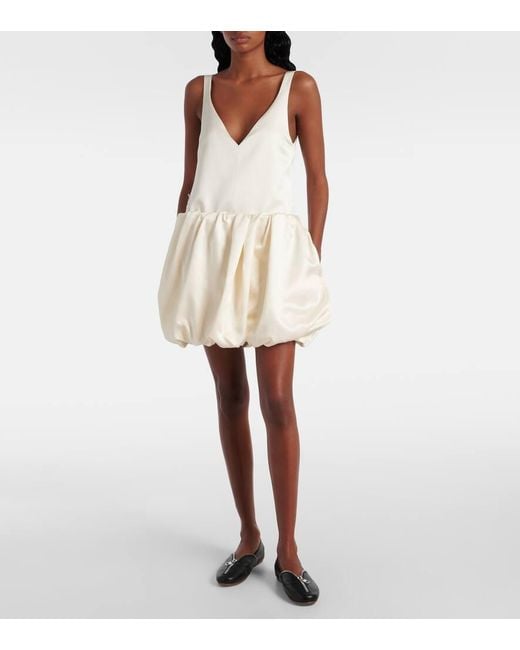 Abito Corto Con Pizzo di J.W. Anderson in White