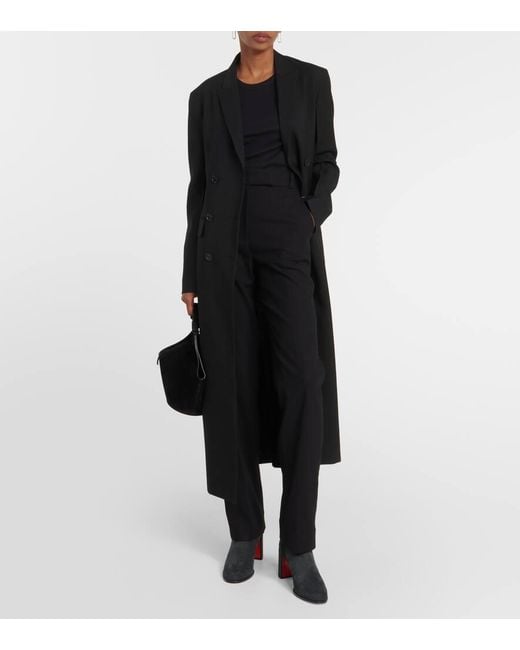 Christian Louboutin Black Cl Chelsea Booty Suede Ankle Boots