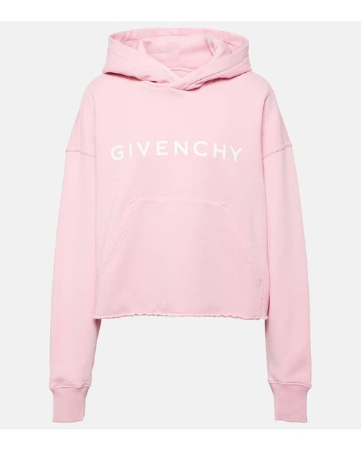 Givenchy Pink Hoodie Archetype aus Baumwoll-Jersey