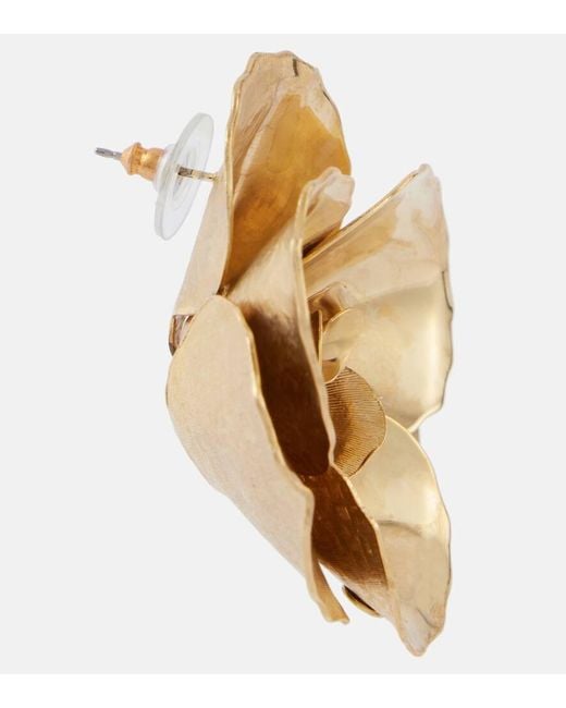 Jennifer Behr Metallic Ohrringe Gladiolus, 18Kt Vergoldet